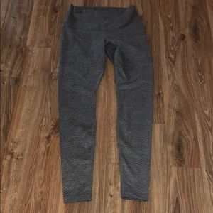Grey with black dots lululemon leggings